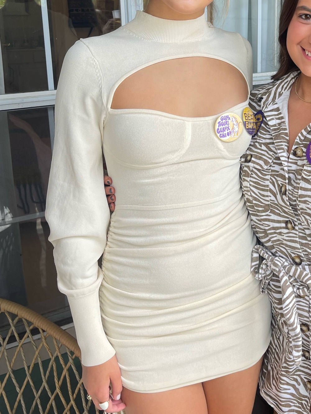 Revolve Tanner Ruched Mini Dress